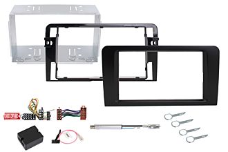 R-D001SWC Fahrzeugspezifisches 2-DIN Einbaukit für Audi