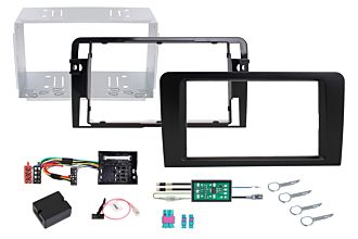 R-D004SWC Fahrzeugspezifisches 2-DIN Einbaukit für Audi