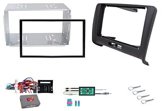 R-D009 Fahrzeugspezifisches 2-DIN Einbaukit für Audi TT