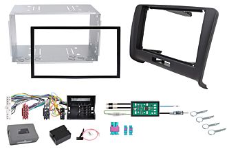 R-D009SWC Fahrzeugspezifisches 2-DIN Einbaukit für Audi