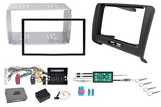 R-D009SWC vehicle specific 2-DIN mounting kit for audi