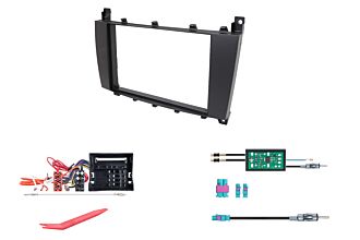R-D030 Vehicle-specific 2-DIN mounting kit for Mercedes-Benz