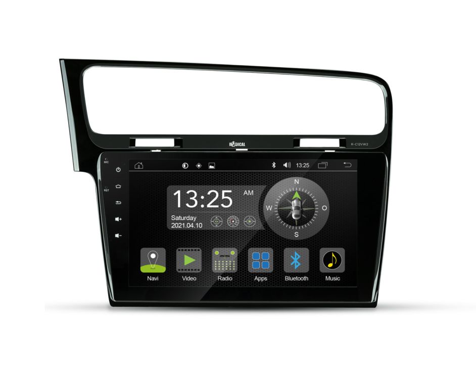 Pumpkin 7 Zoll 2 Din Android 11 Eingebautes DAB Autoradio mit Navi