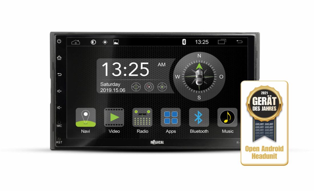 2-DIN DAB+ Android Autoradio und Navigationssystem mit 17,8 cm /7